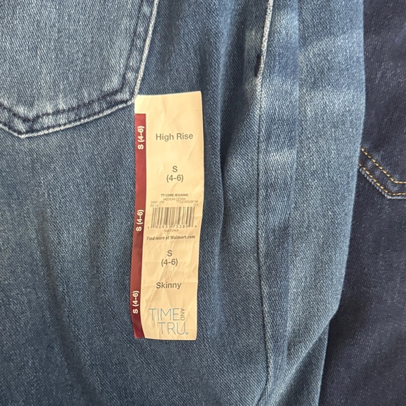 Time & Tru High Rise Skinny Jeggings Bunndle- 5 Pair of Jeggings - Picture 7 of 11